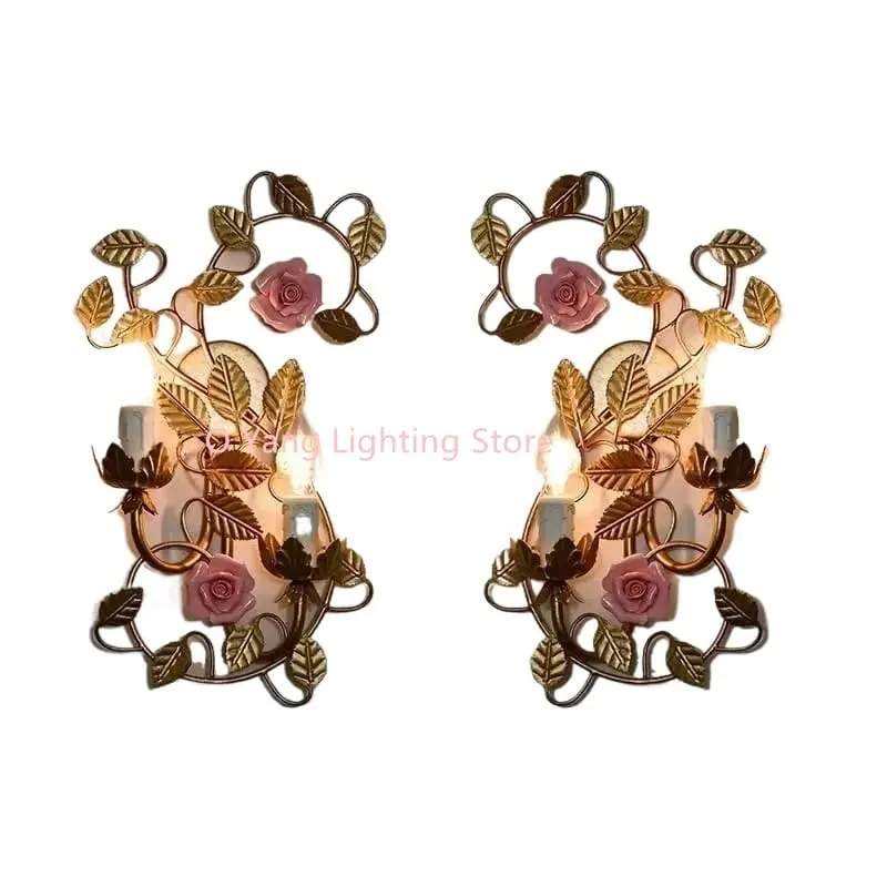 Applique murale art deco fleurs