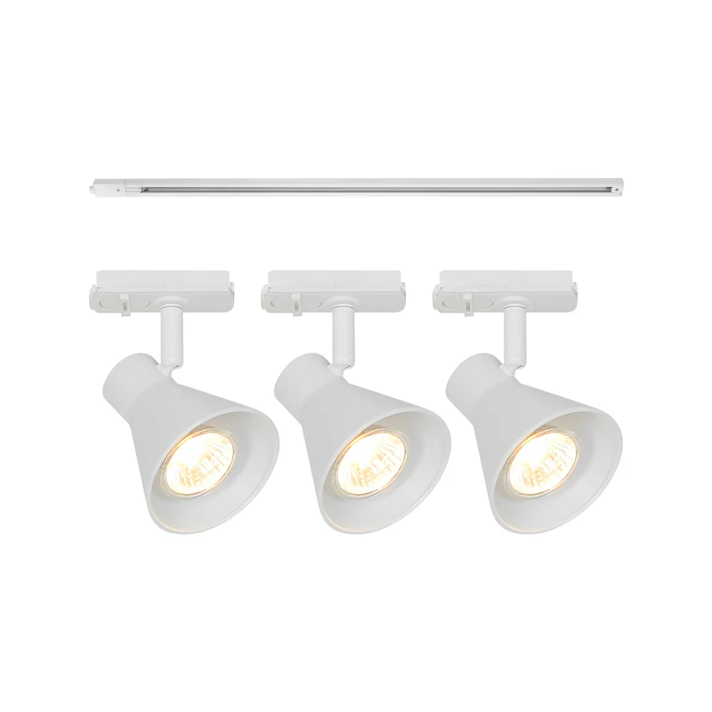 Eik Link 3-Spot + 1m | Skinnesystem | Hvid