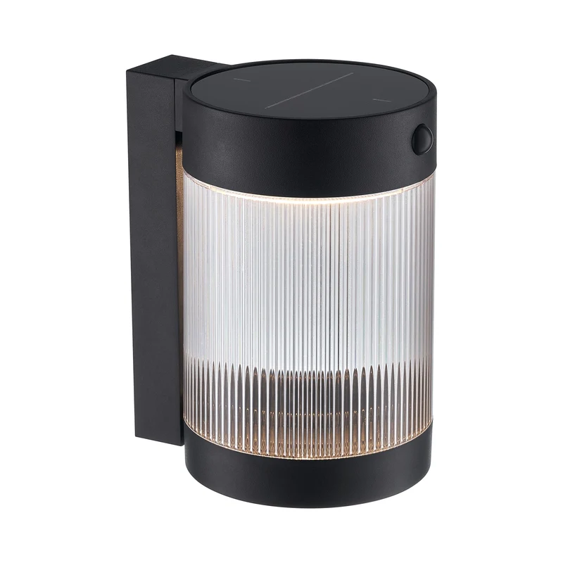 Coupar Solar | Væglampe | Sort