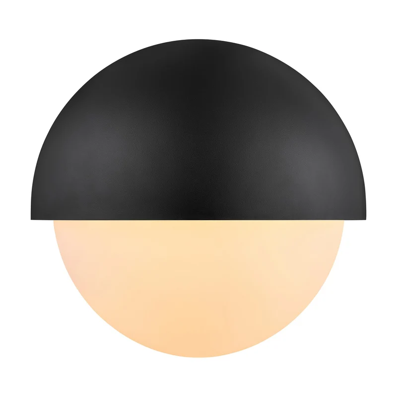 Scorpius Round | Væglampe | Sort