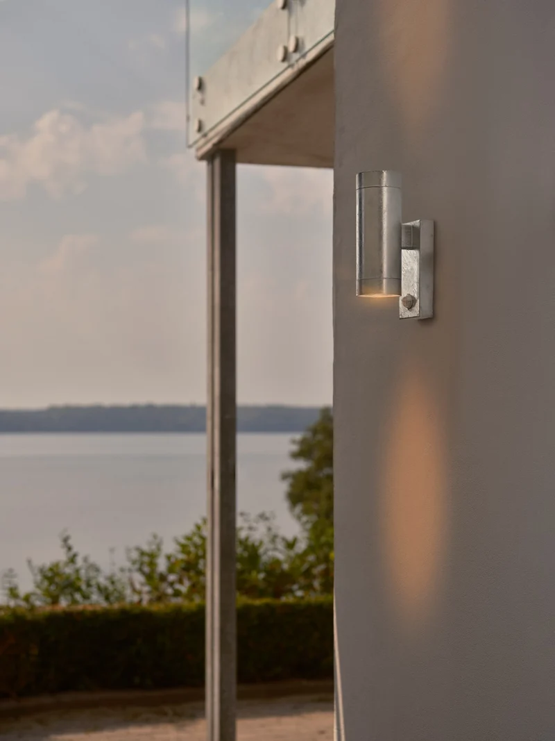 Tin Maxi Double Sensor | Væglampe | Galvaniseret stål