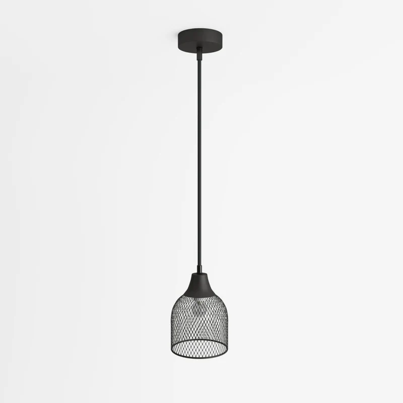 Suspension en métal noir