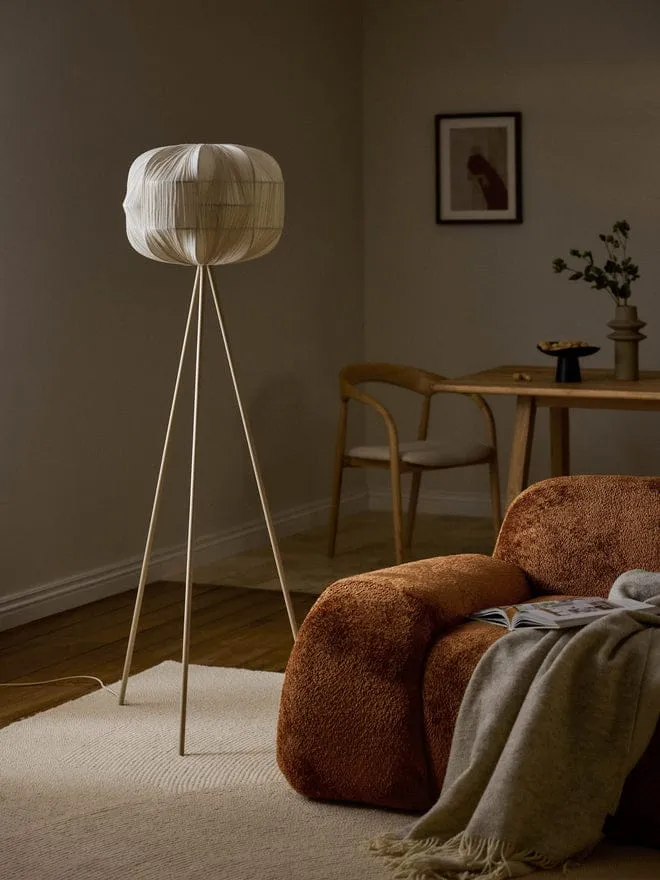 Lampadaire lin salon