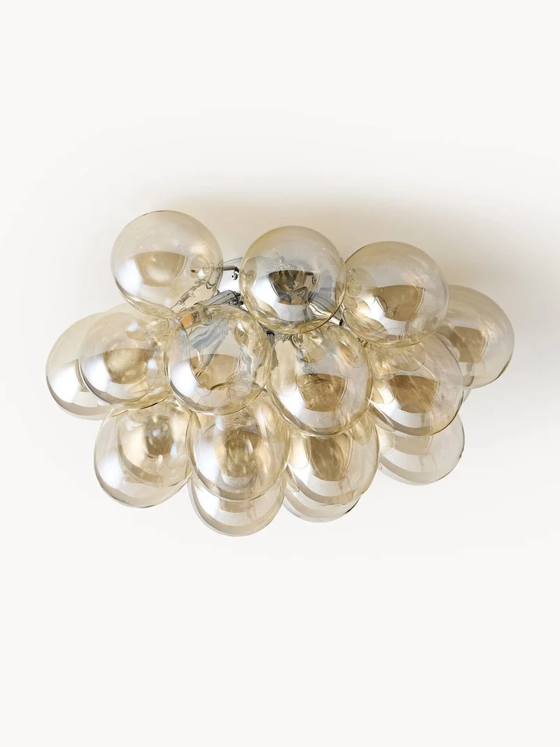 Plafonnier bulles noir