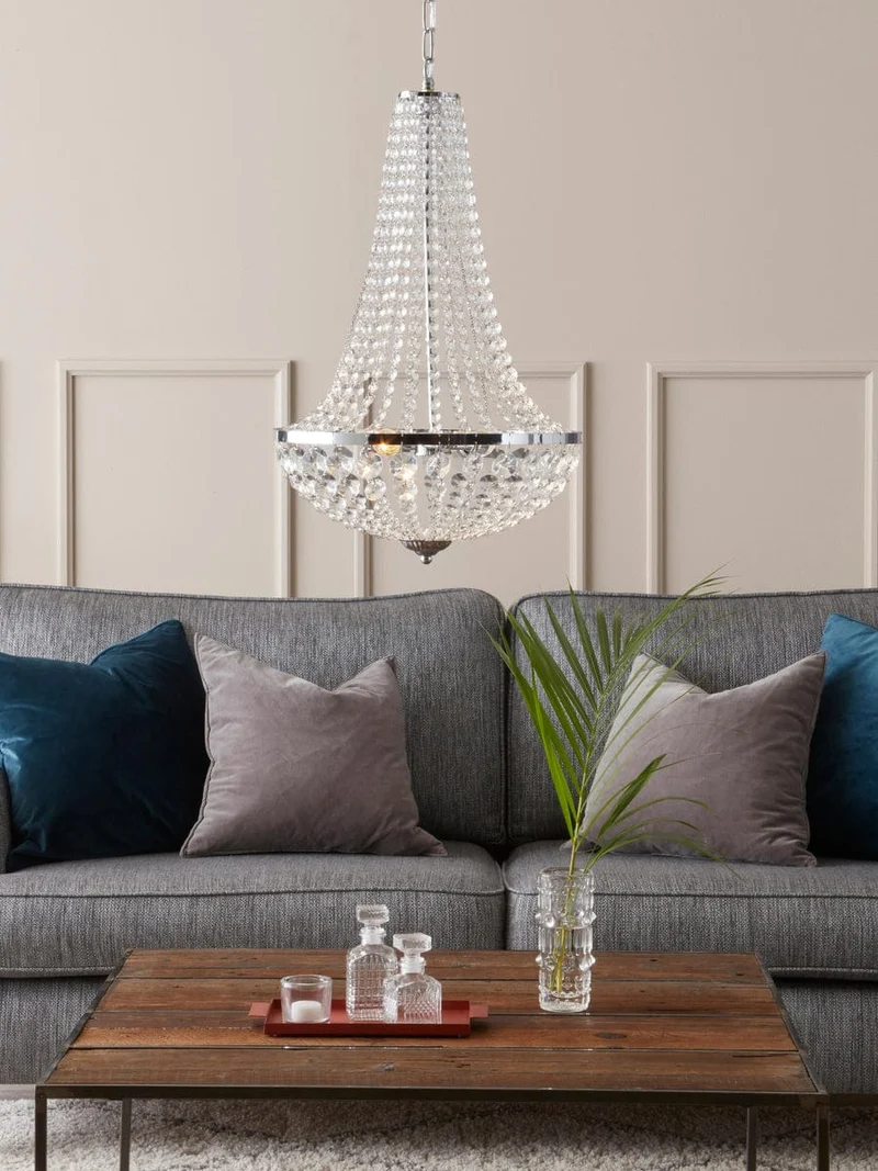 Petit lustre suspension luxe