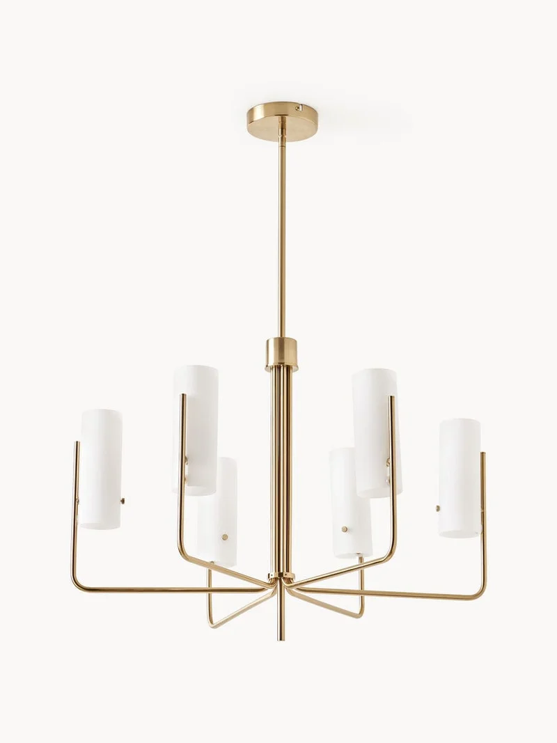 Lustre Blanc Chandelier pour Cuisine