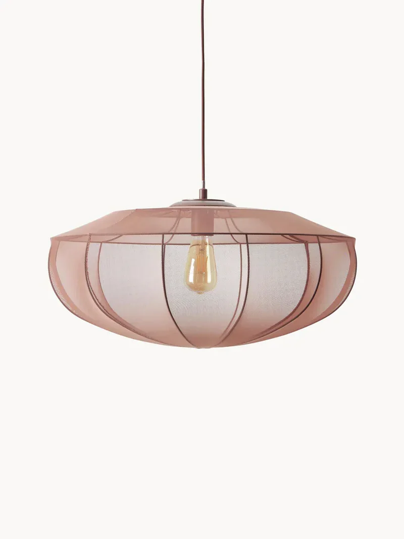 Suspension Tulle Blanche Chambre