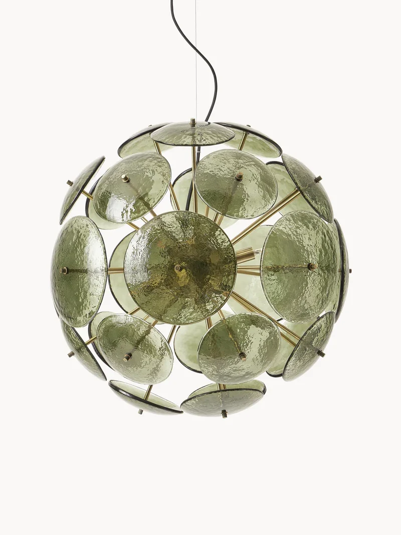 Lustre Verre Vert