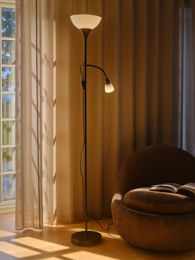Lauria | Gulvlampe | Sort