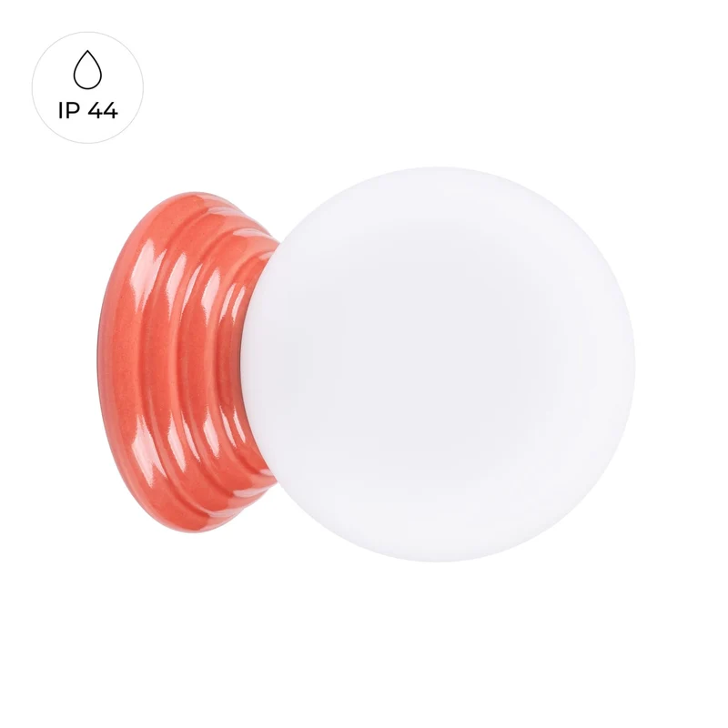 Luminaire Mural Ampoule Pêche Minimaliste IP44