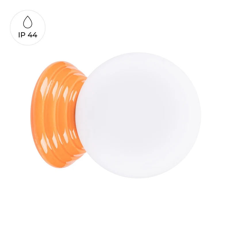 Luminaire Mural Ampoule Orange Minimaliste IP44