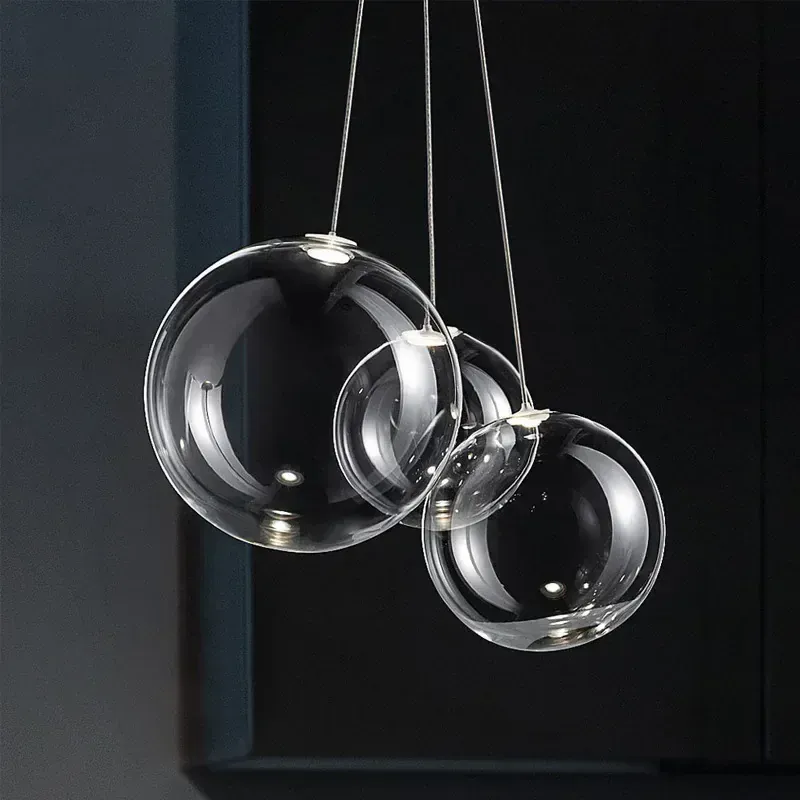 Lustre Ballons en Verre