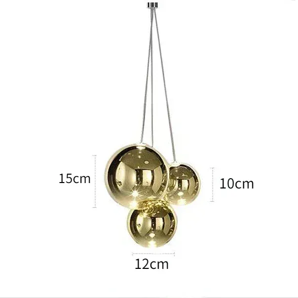 Lustre Ballons en Verre