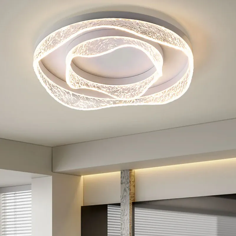 Plafonnier Dimmable Design Noir en Verre