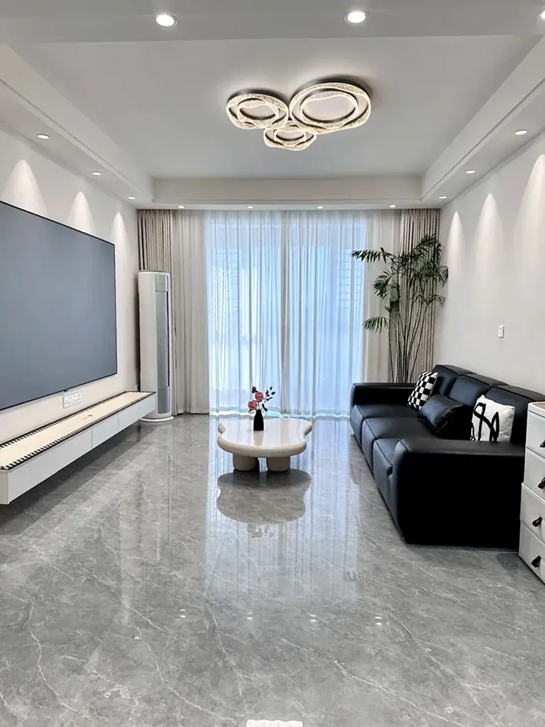 Plafonnier Dimmable Design Noir en Verre