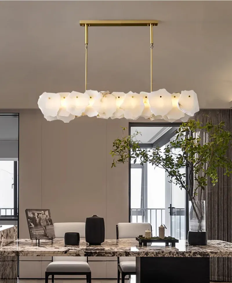 Lustre Blanc pour Plan de Cuisine