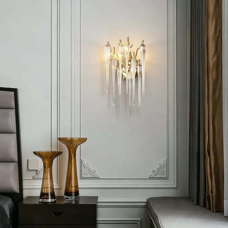 Lampe murale Verre Glacé
