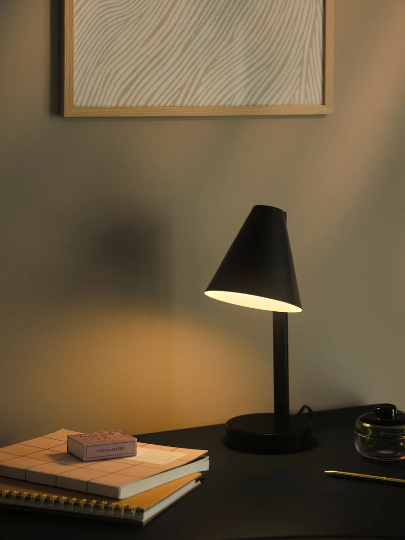 Wilmer | Bordlampe | Sort