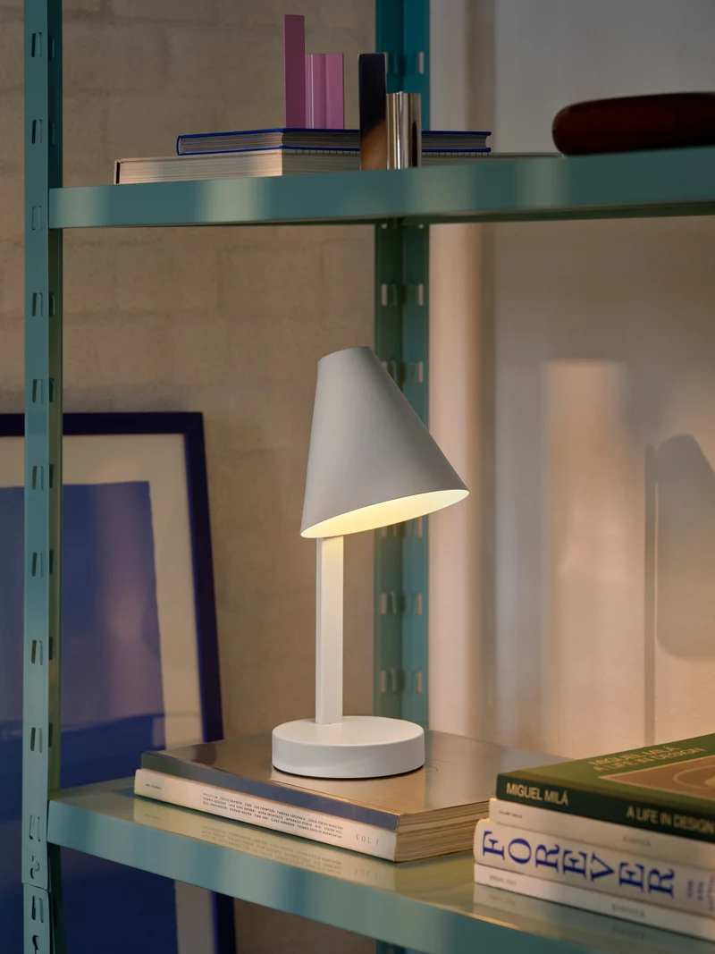 Wilmer | Bordlampe | Hvid