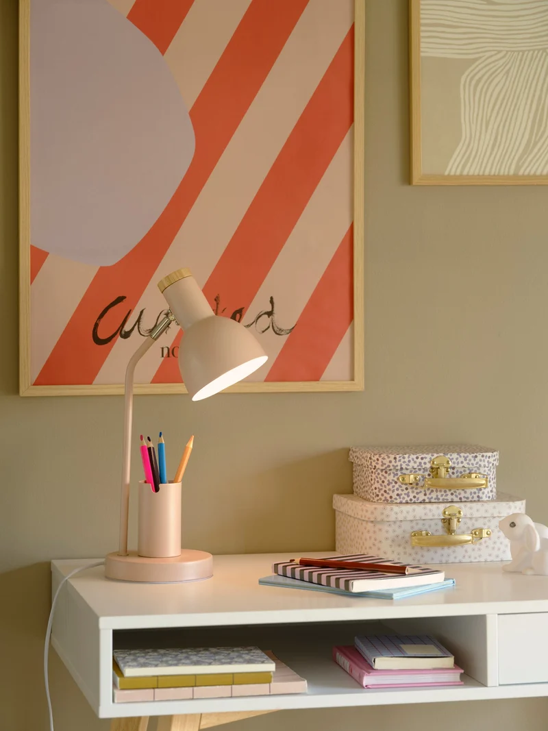 Devone | Bordlampe | Støvet rosa