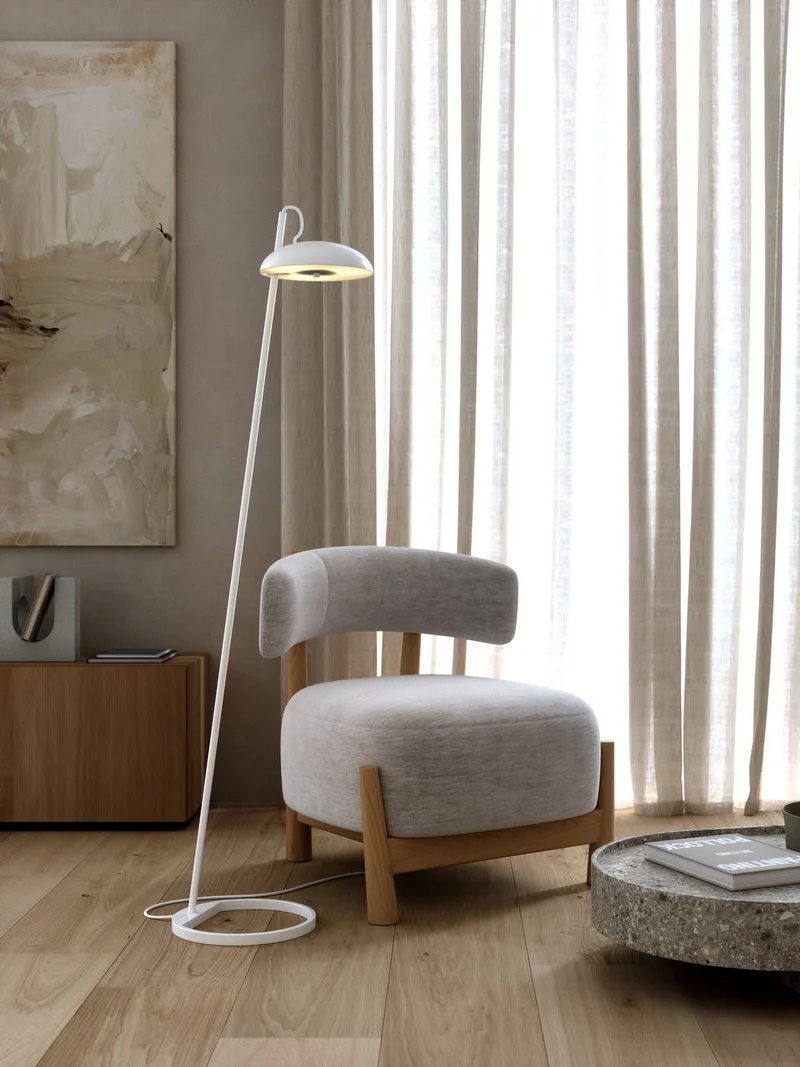 Versale Gulvlampe Hvid - Design For The People