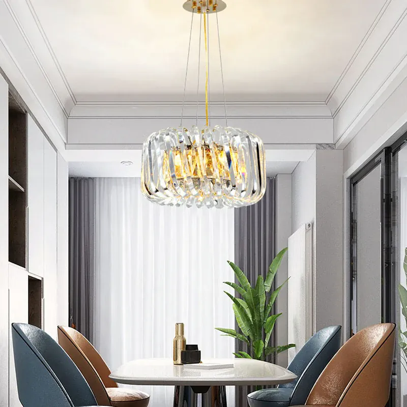 Lustre Moderne en Verre pour Séjour