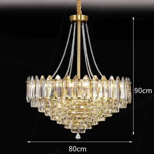 Lustre en Verre Style Luxe 1M