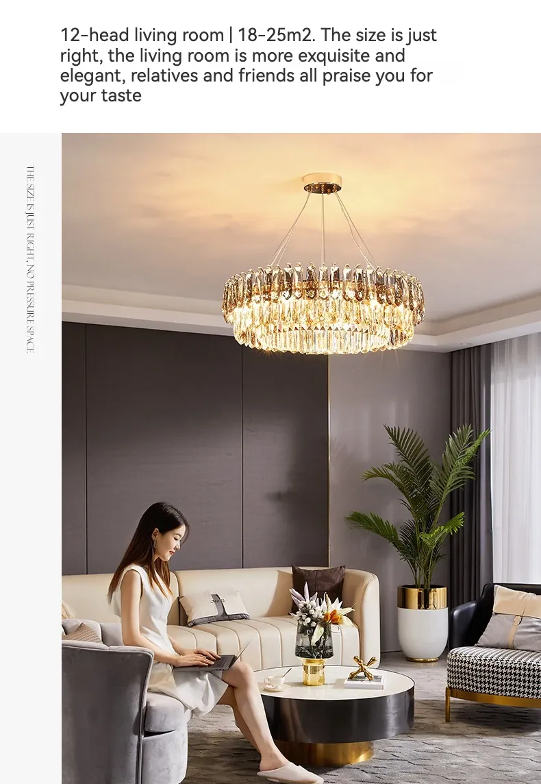 Lustre Moderne Design Italien Dimmable en Verre