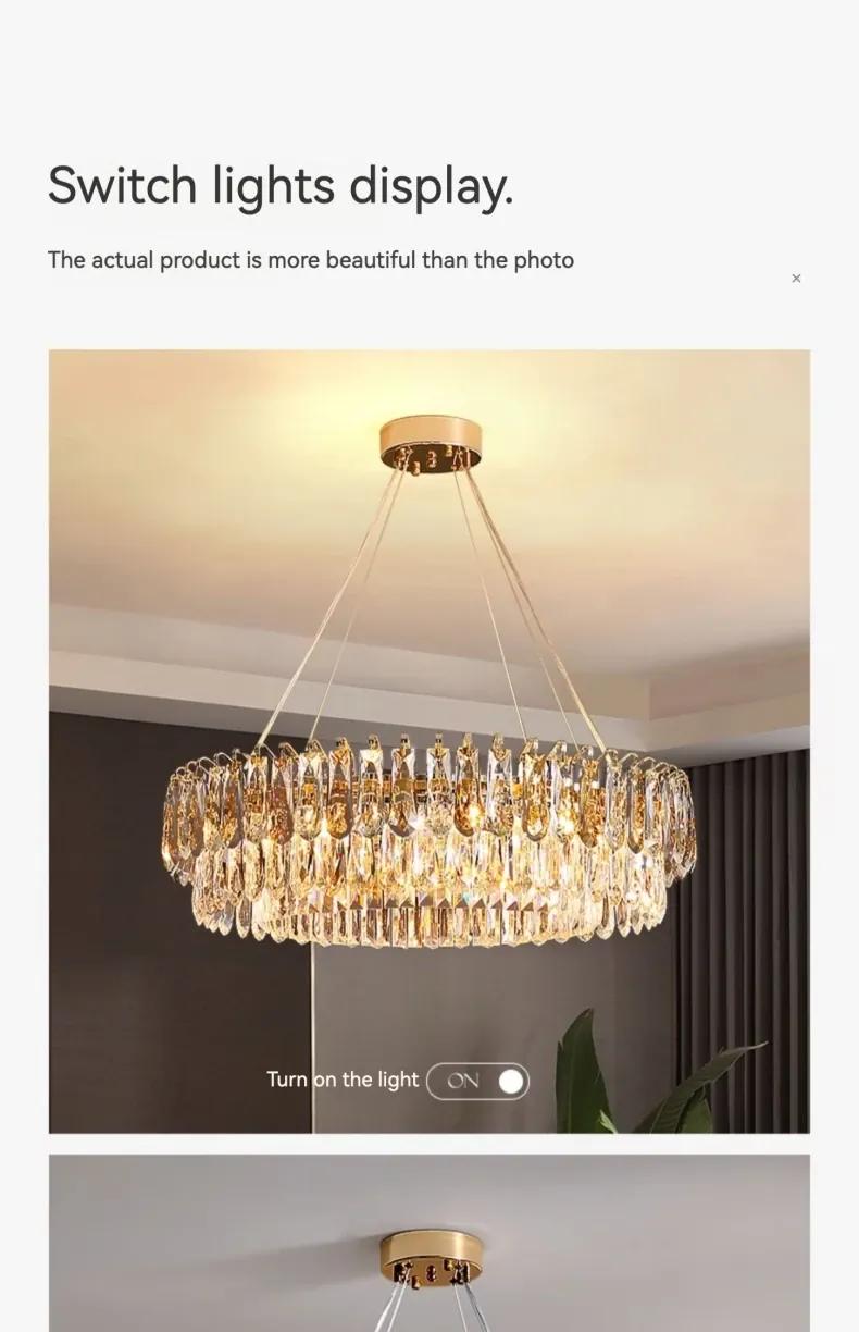 Lustre Moderne Design Italien Dimmable en Verre