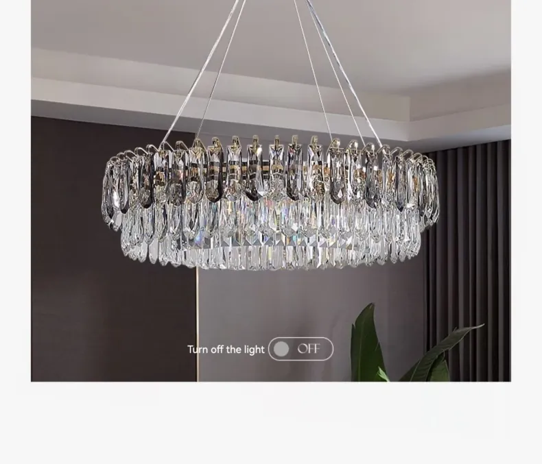 Lustre Moderne Design Italien Dimmable en Verre