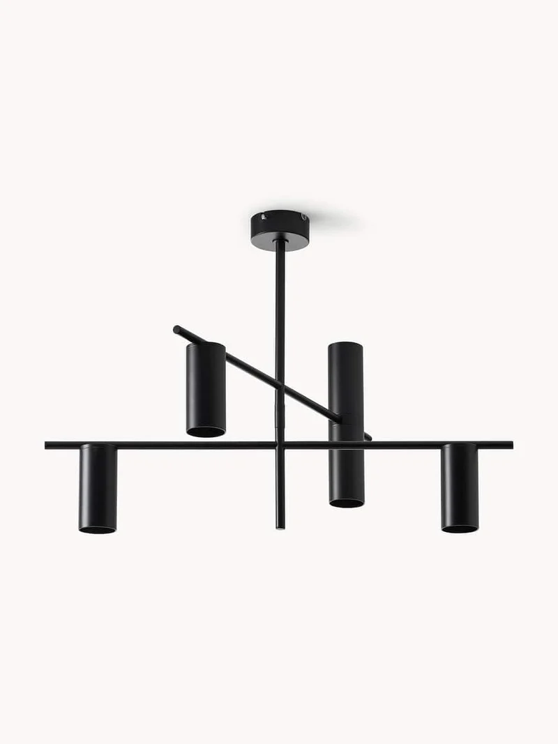 Plafonnier MÃ©tal Noir Design