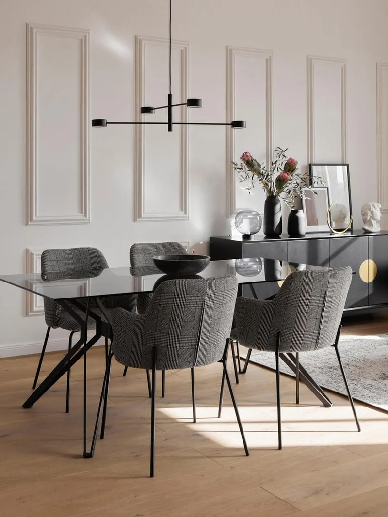 Lustre Acier Noir