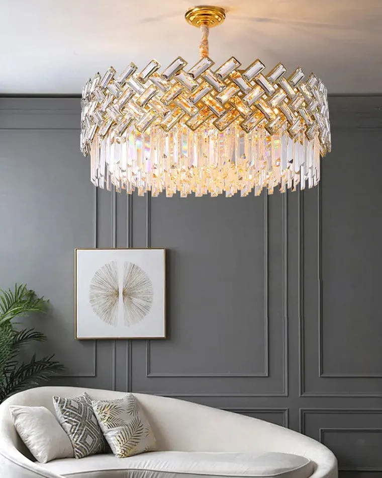Lustre LED Suspendu en Verre
