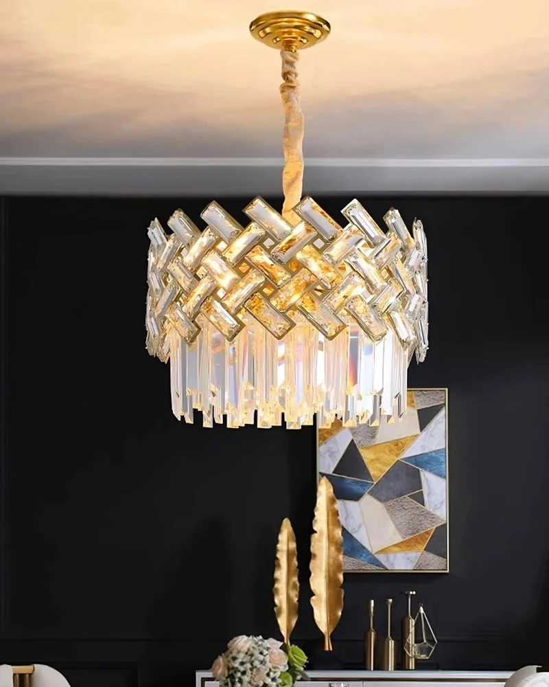 Lustre LED Suspendu en Verre