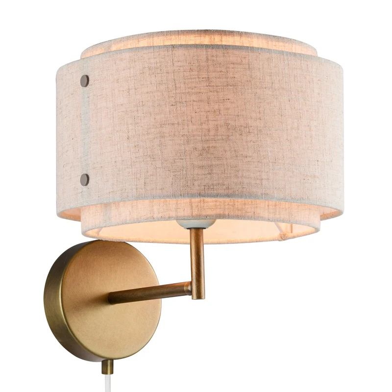TAKAI VÆGLAMPE BEIGE