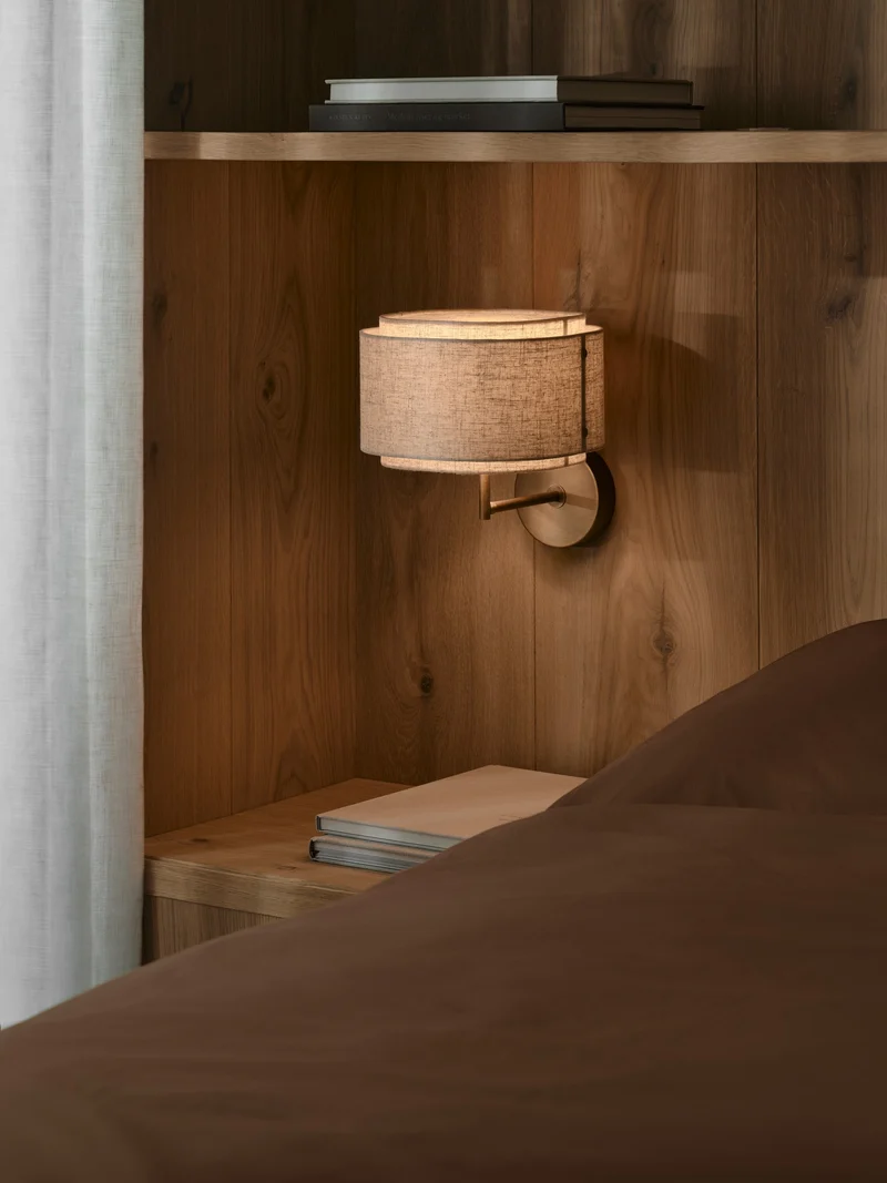 TAKAI VÆGLAMPE BEIGE