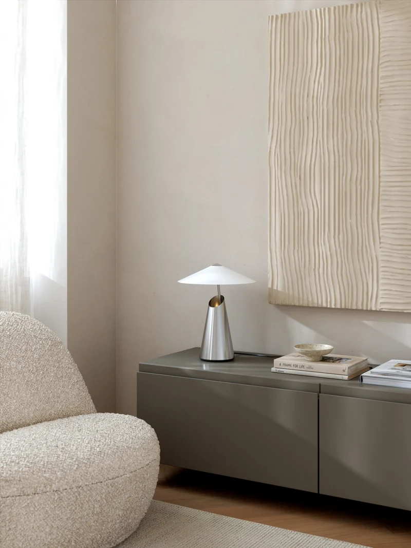 TAIDO BORDLAMPE KROM
