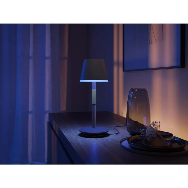 PHILIPS HUE PORTABLE SORT BORDLAMPE 929003128501