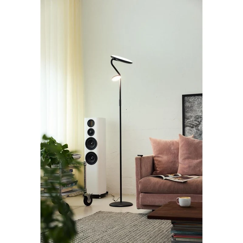 SLIM UPLIGHT GULVLAMPE LED SORT