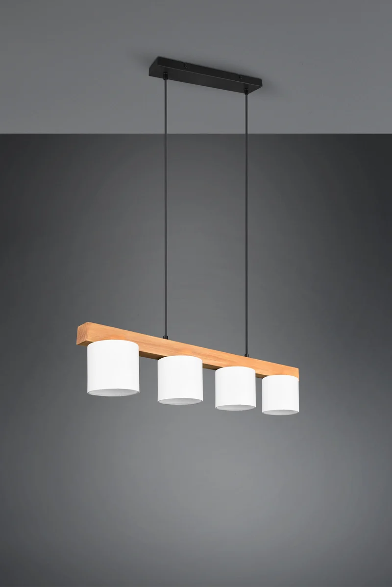Suspension Luminaire Bois Blanc