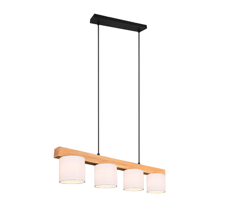 Suspension Luminaire Bois Blanc