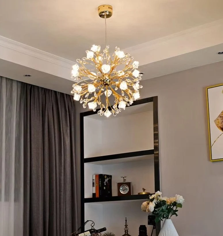 Lustre Salon Luxe Fleurs