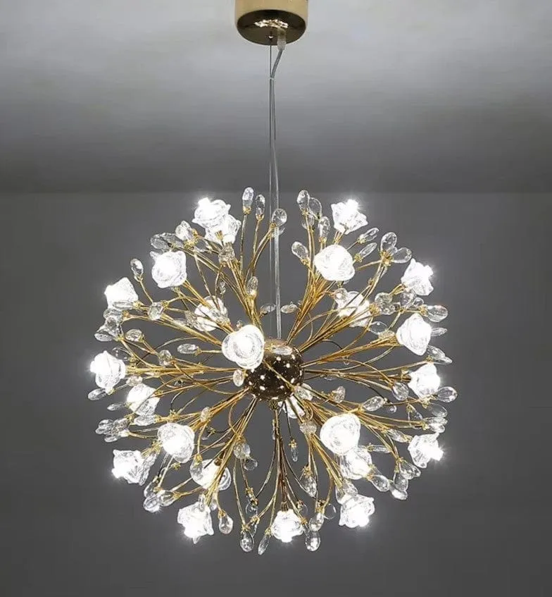 Lustre Salon Luxe Fleurs