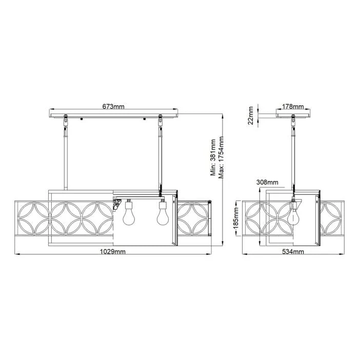 Suspension 1 metre