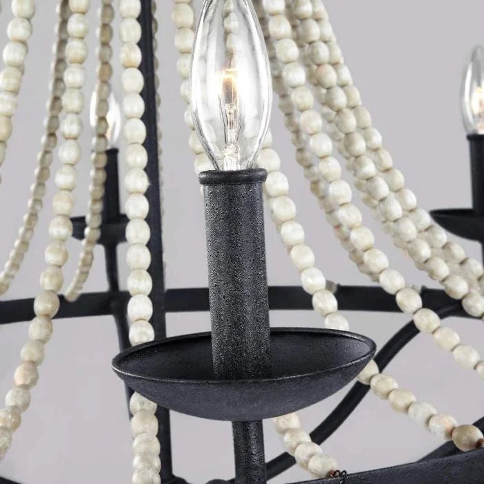 Lustre Art Déco Noir