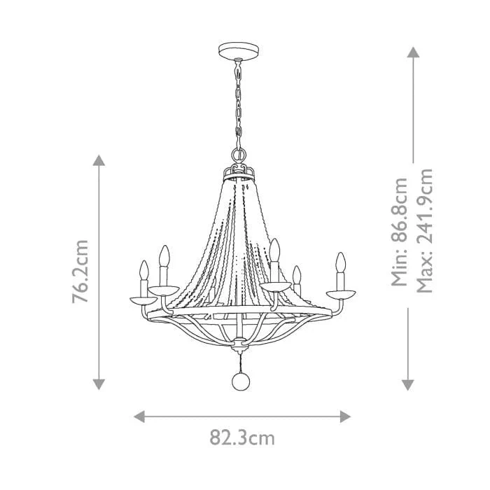 Lustre Art Déco Noir
