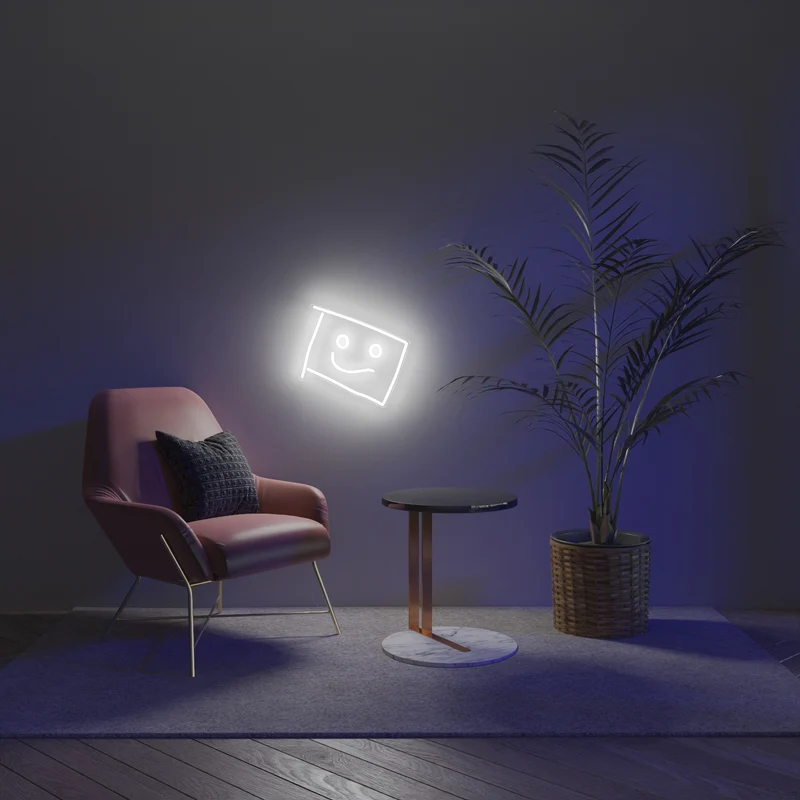Hip to Be Square, signe en néon LED