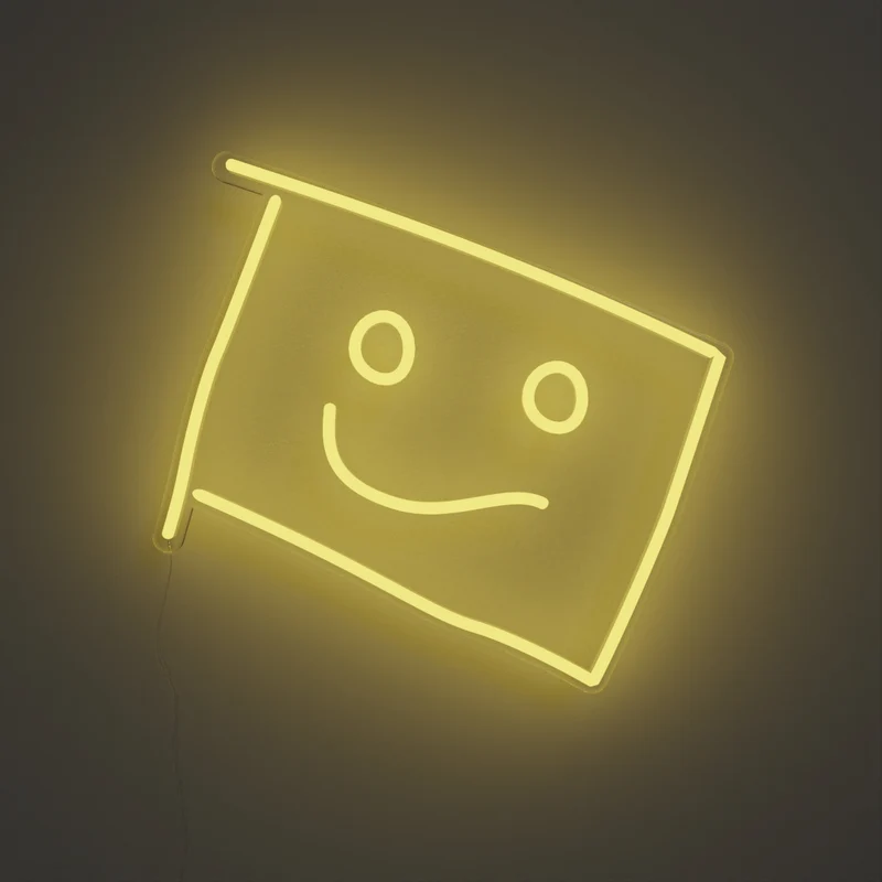 Hip to Be Square, signe en néon LED