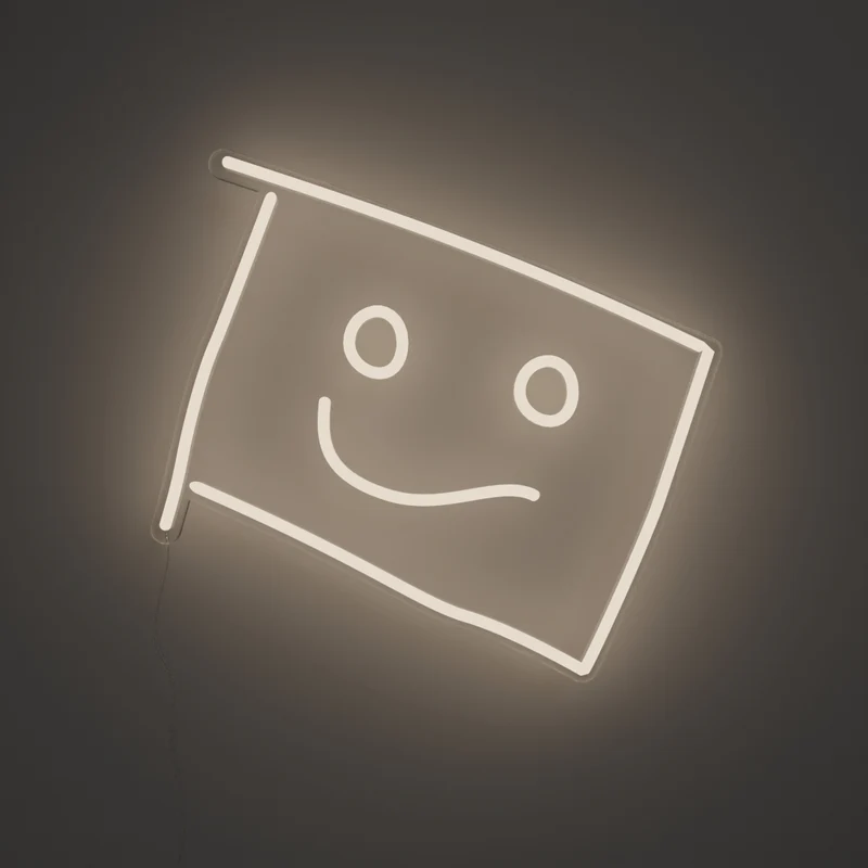 Hip to Be Square, signe en néon LED
