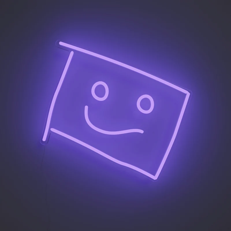 Hip to Be Square, signe en néon LED